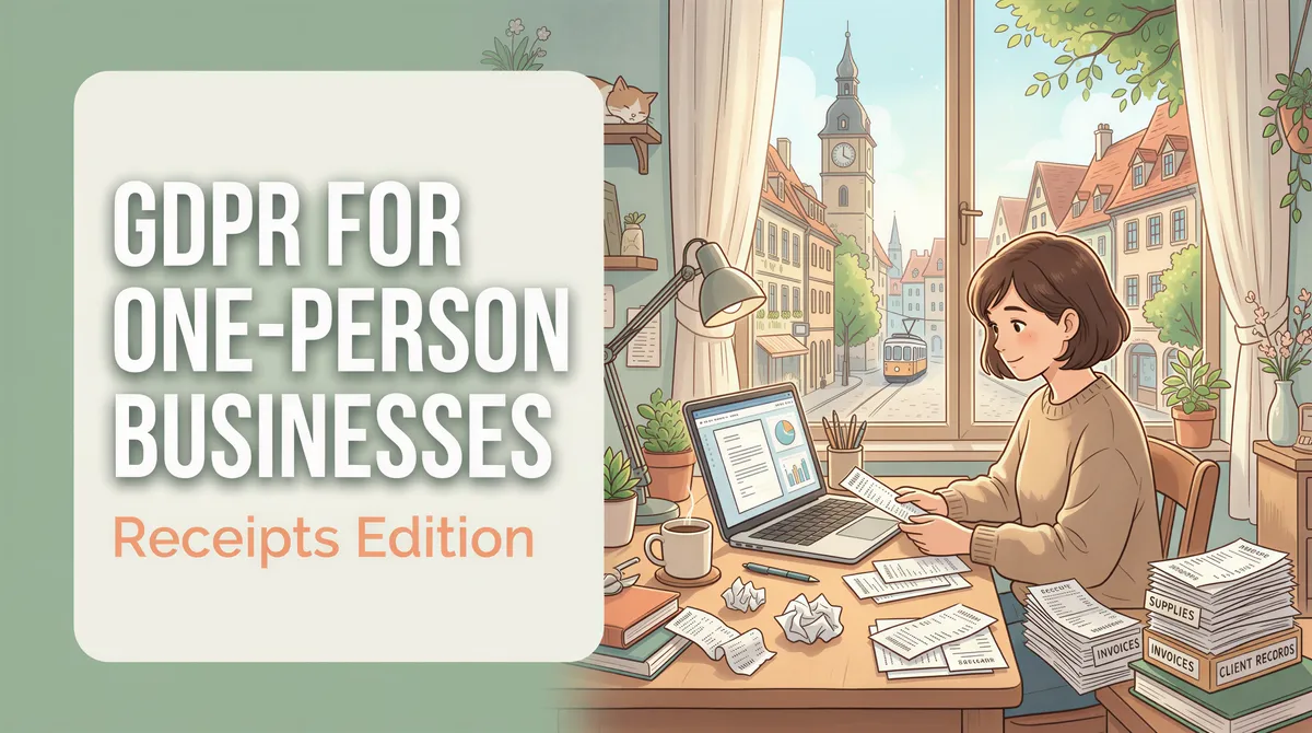 GDPR for One-Person Businesses: Receipts Edition