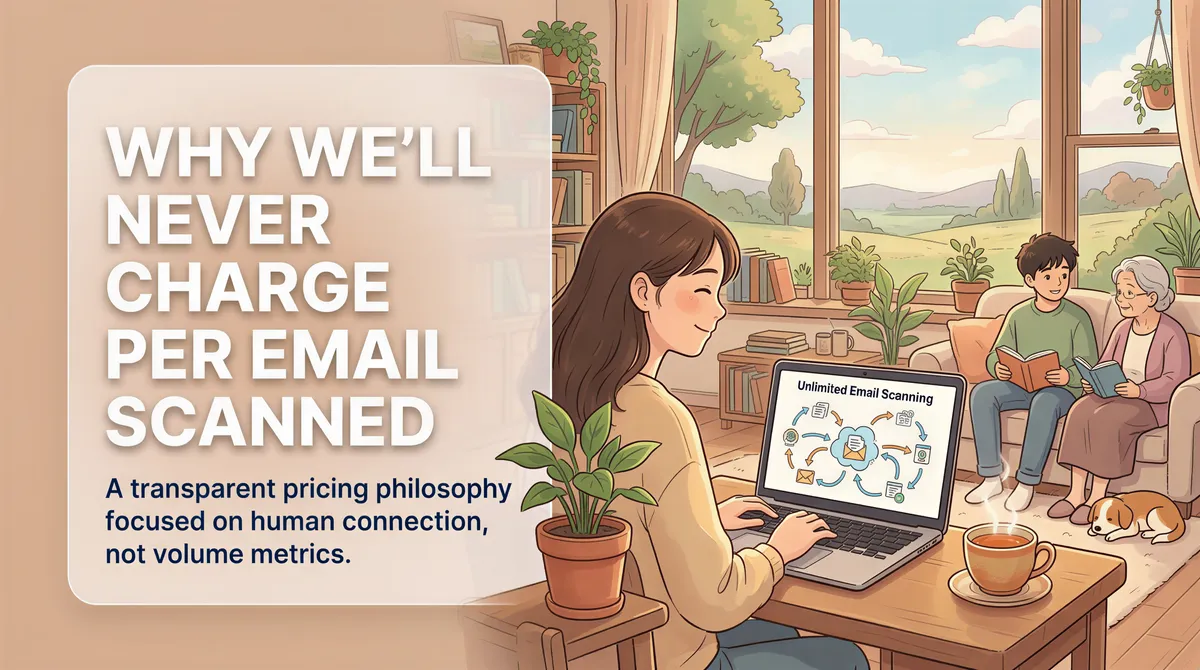 Why We'll Never Charge Per Email Scanned