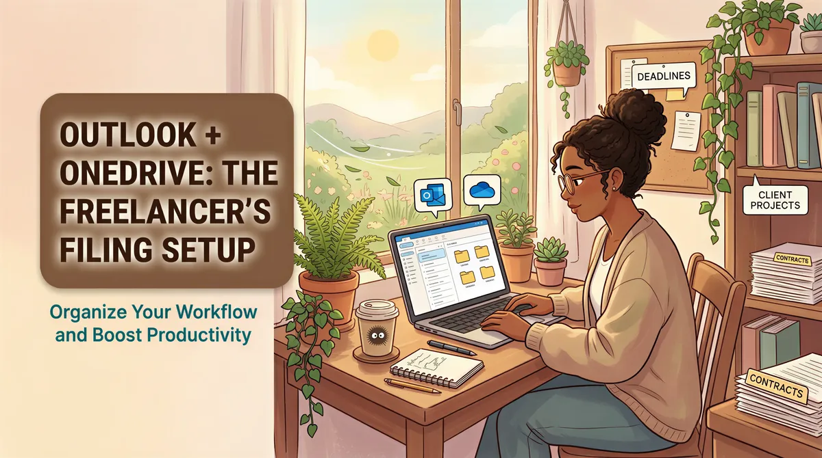 Outlook + OneDrive: The Freelancer's Filing Setup