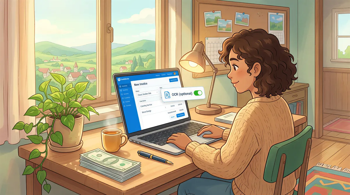 FreshBooks OCR is optional; core invoicing focus