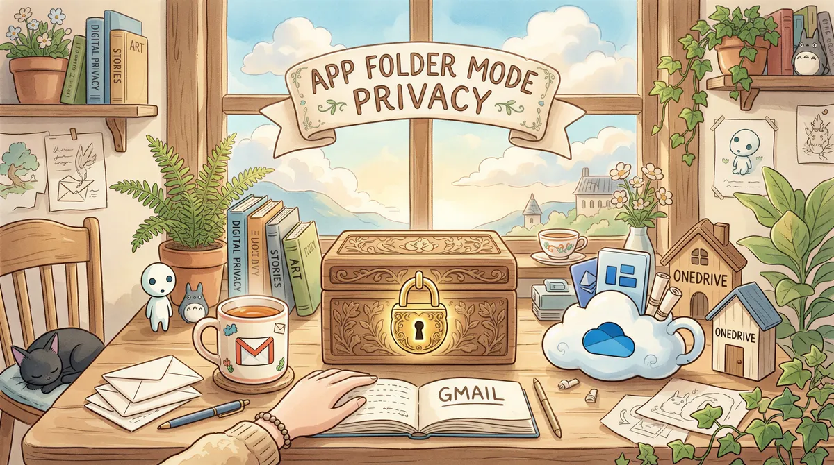 App folder mode privacy split cloud