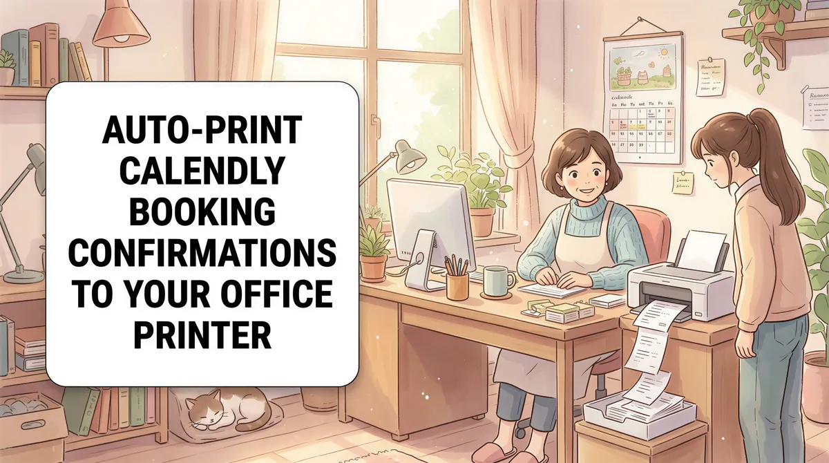 Auto-Print Calendly Bookings to Your Office Printer