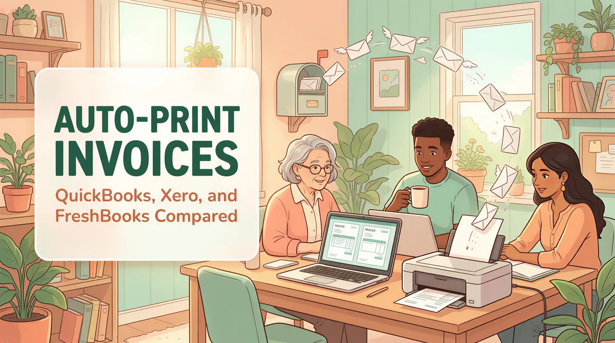 Auto-Print Invoices: QuickBooks, Xero, FreshBooks