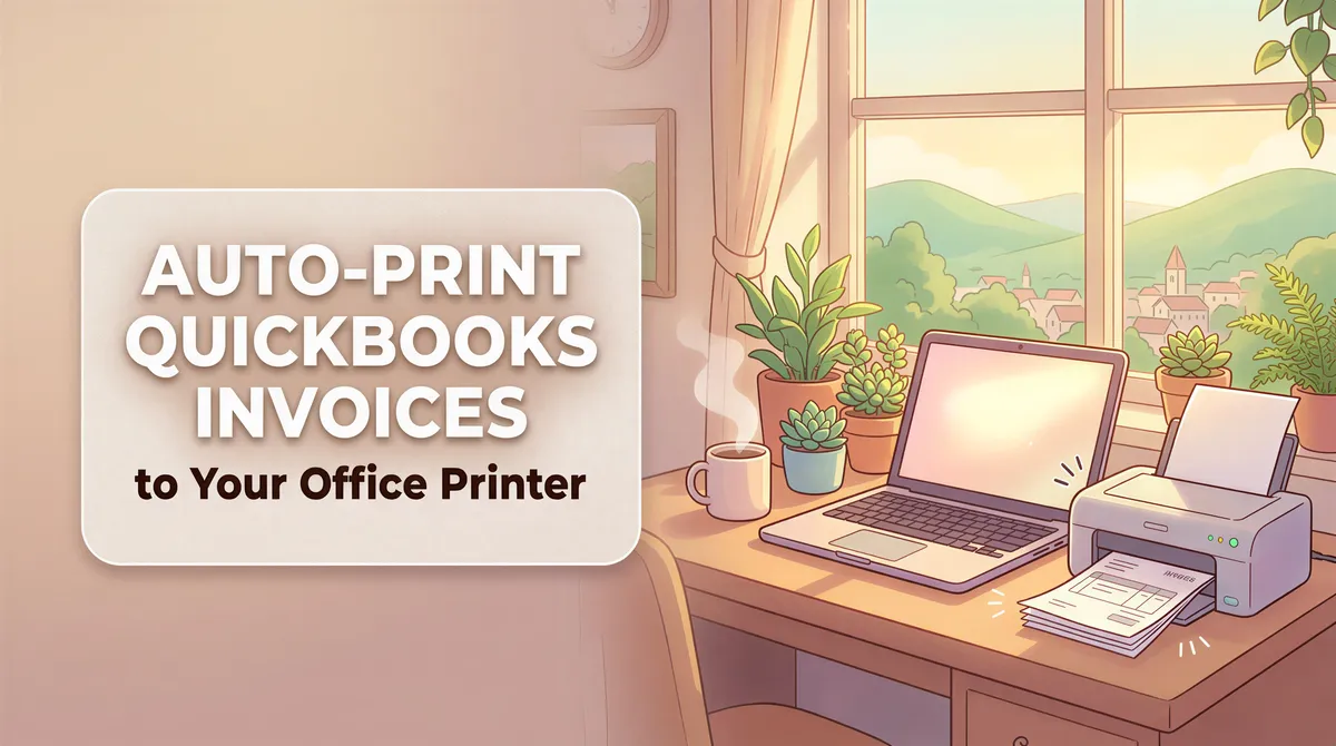 Auto-Print QuickBooks Invoices to Your Office Printer