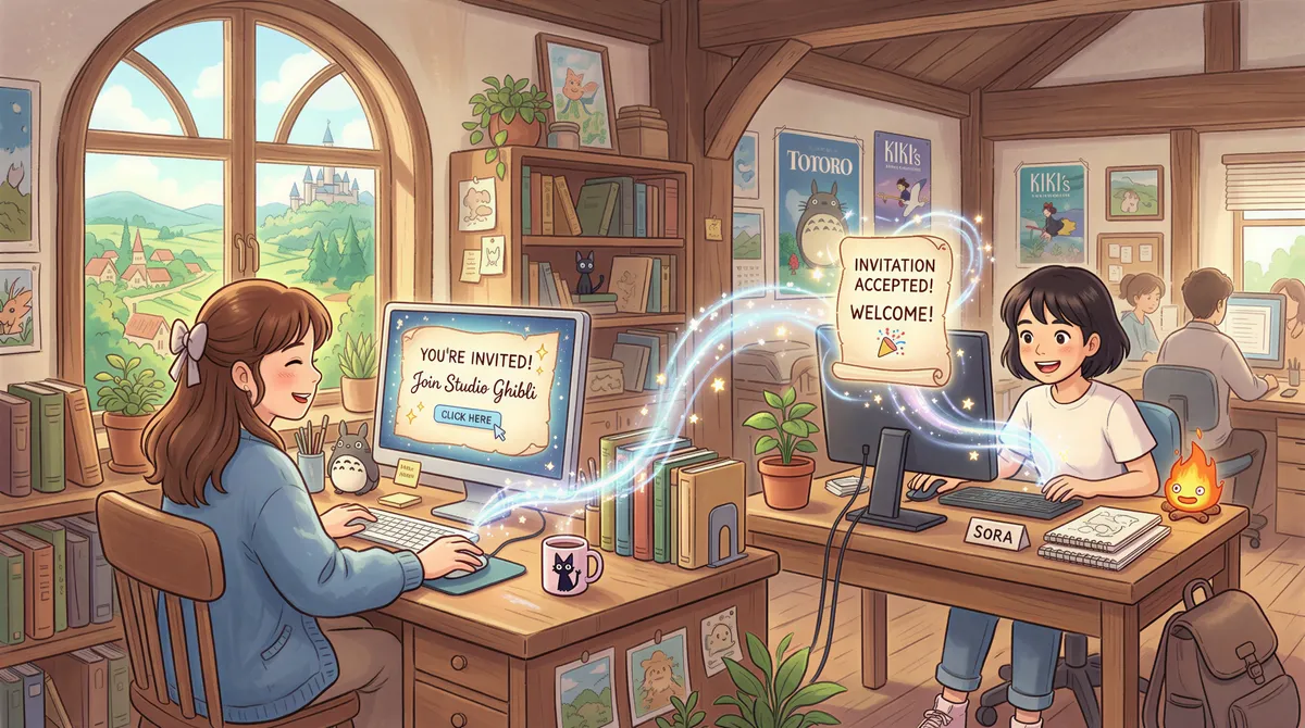 Admin sending an invite versus new hire joining
