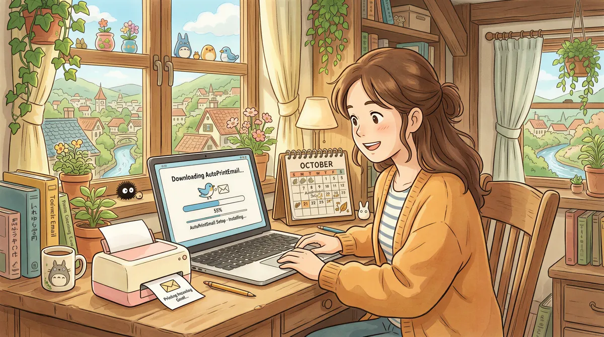 Installing AutoPrintEmail on a desktop