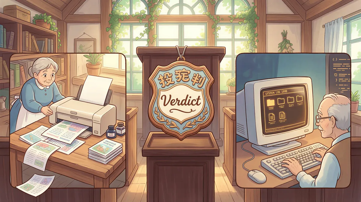 The verdict visual