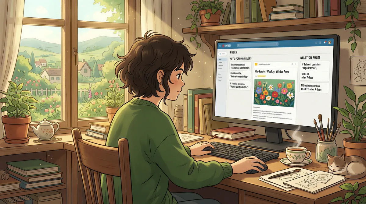 When use automatic email manager visual