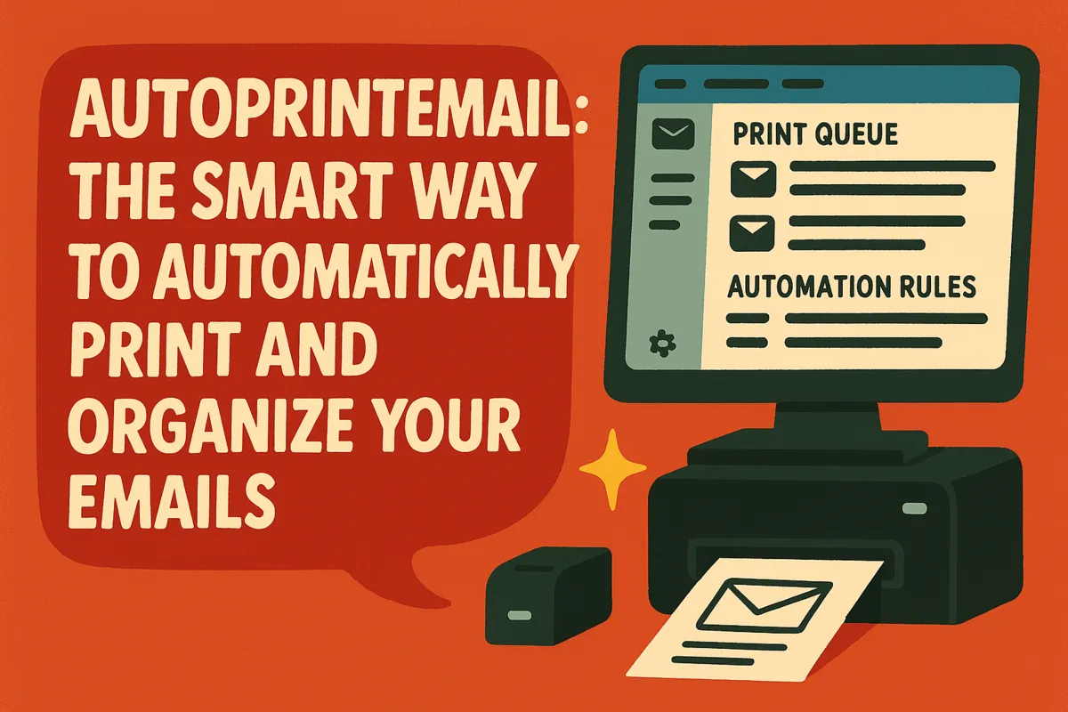 Email to Print Software That Runs on Your Own Computer