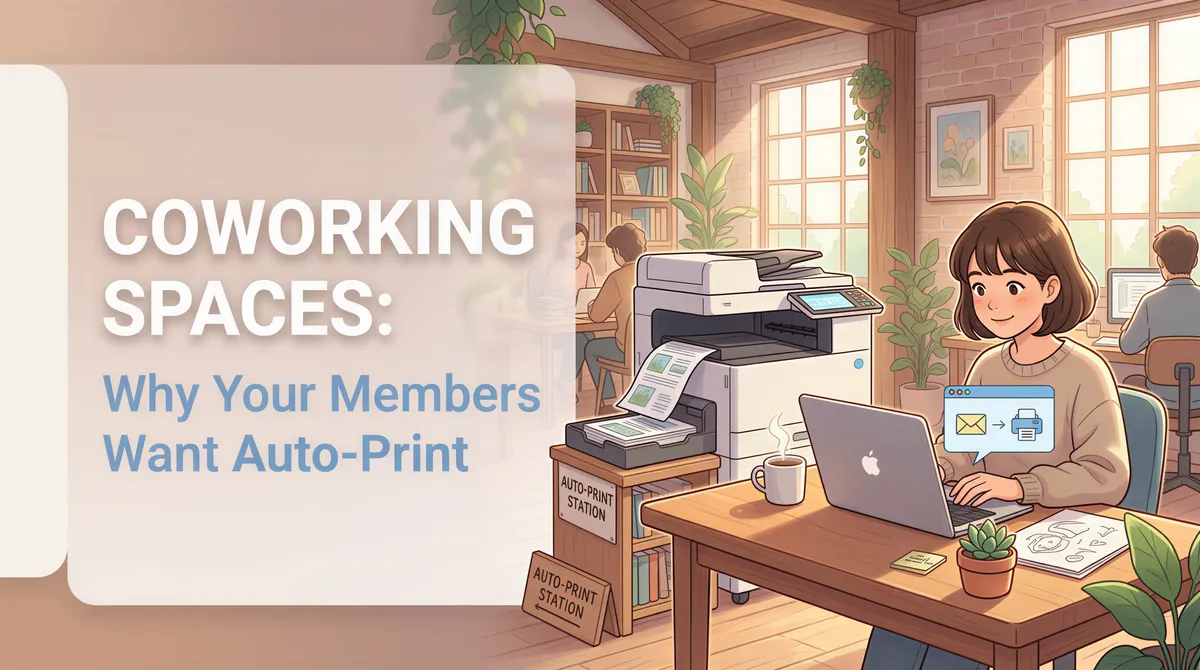 Coworking Spaces: Why Your Members Want Auto-Print