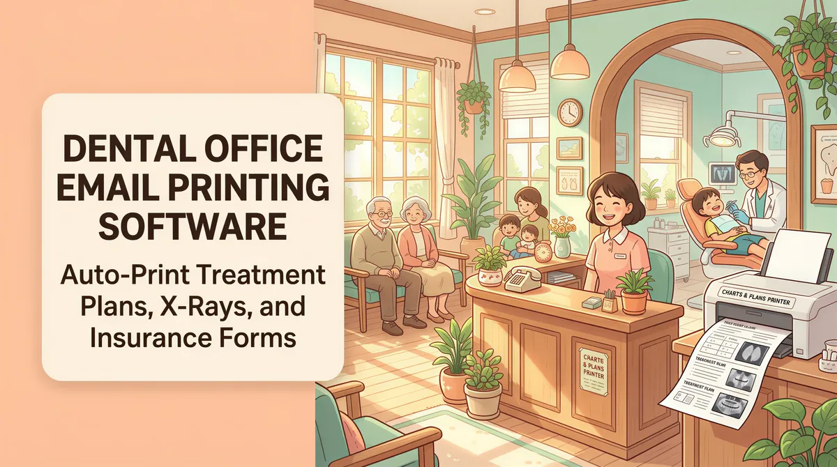 Dental Office Email Printing Software: Auto-Print Charts