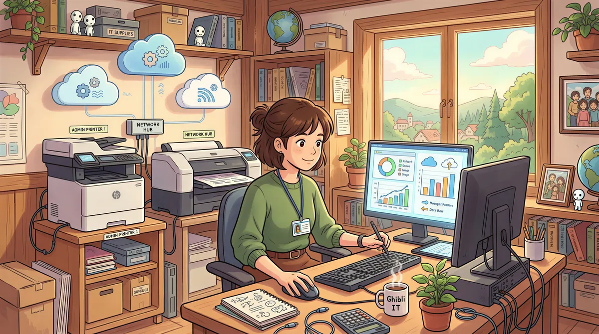 Enterprise print management visual