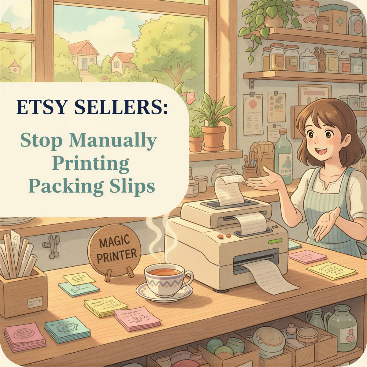 Etsy Sellers: Stop Manually Printing Packing Slips