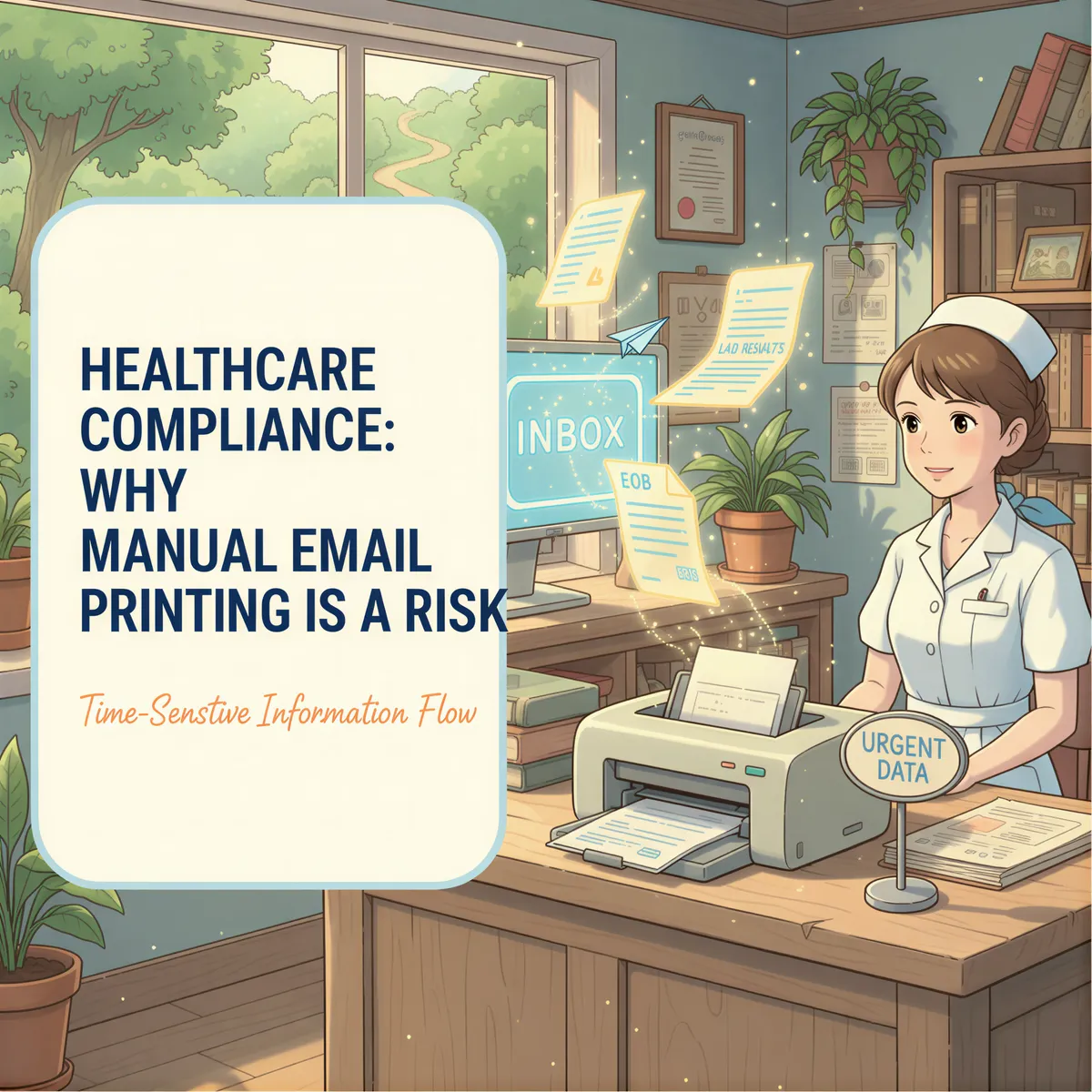 Healthcare Compliance: Why Manual Email Printing Is a Risk