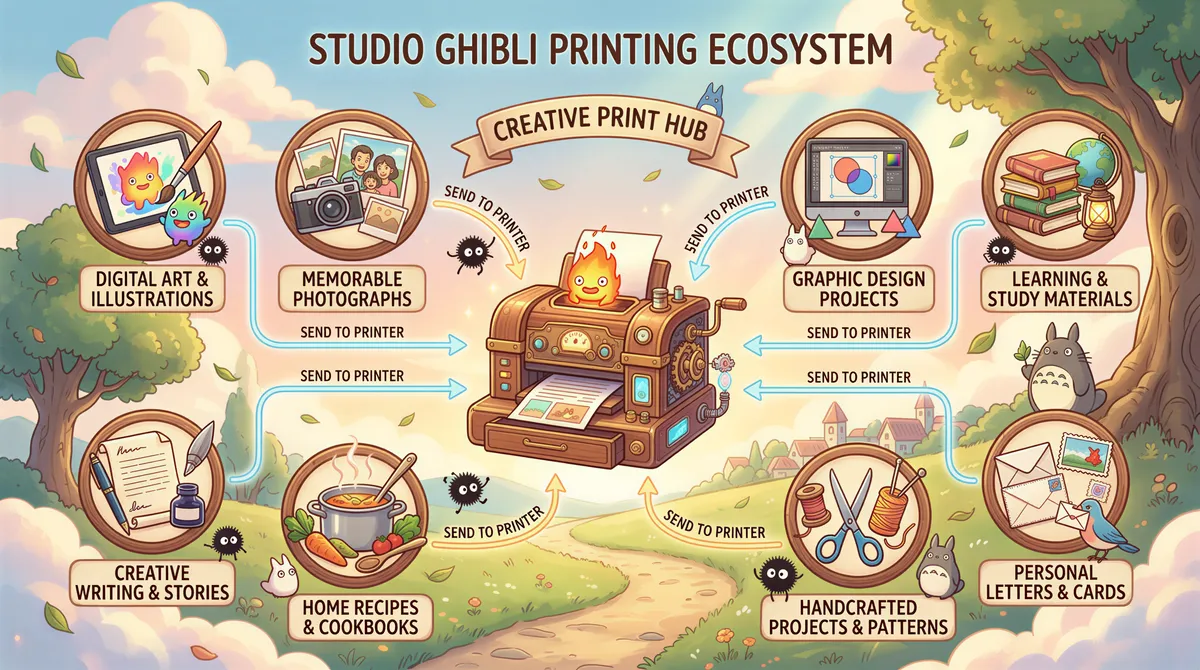 30-second mapping of where paper ends up in eight categories