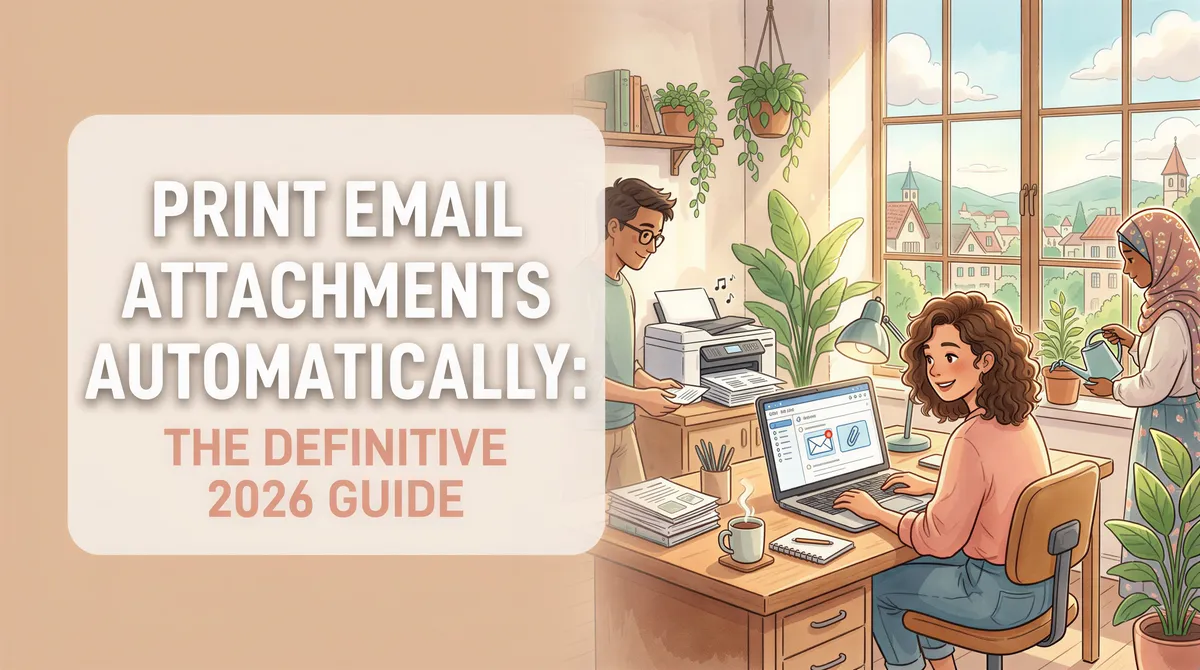 Print Email Attachments Automatically: Gmail and Outlook