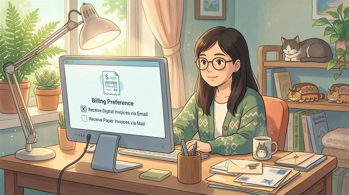 Digital vs. paper client preferences with icons