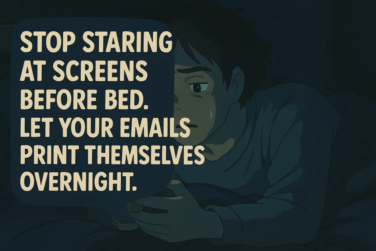 Let Your Newsletters Print Themselves Overnight