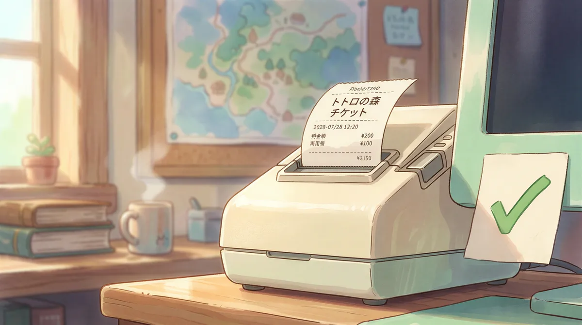 TL;DR summary illustrated with printers printing to correct locations