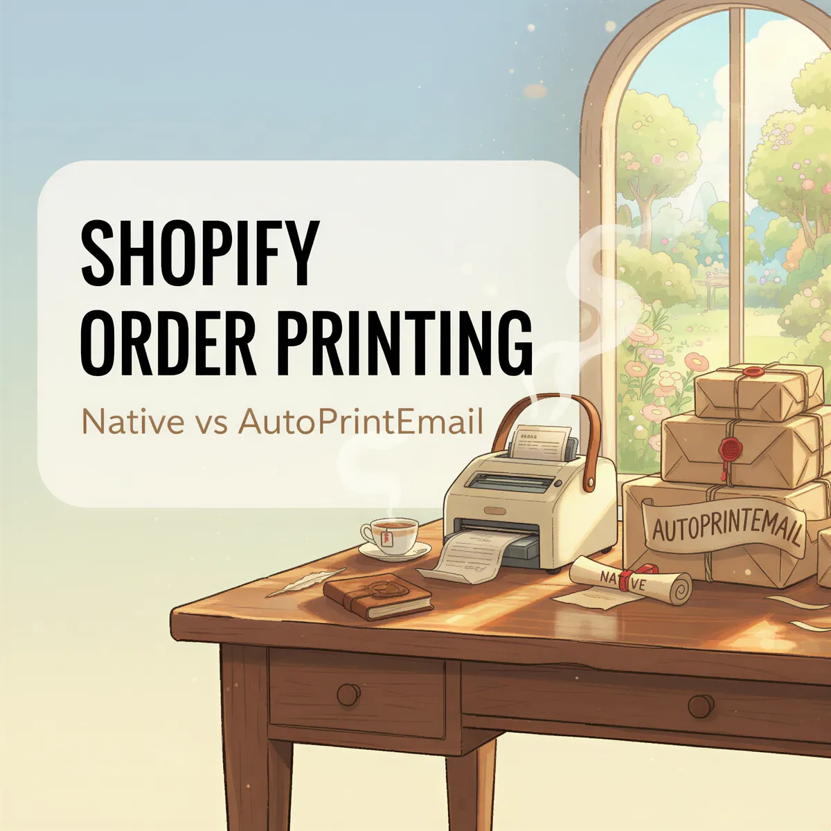 Shopify Order Printing: Native vs AutoPrintEmail