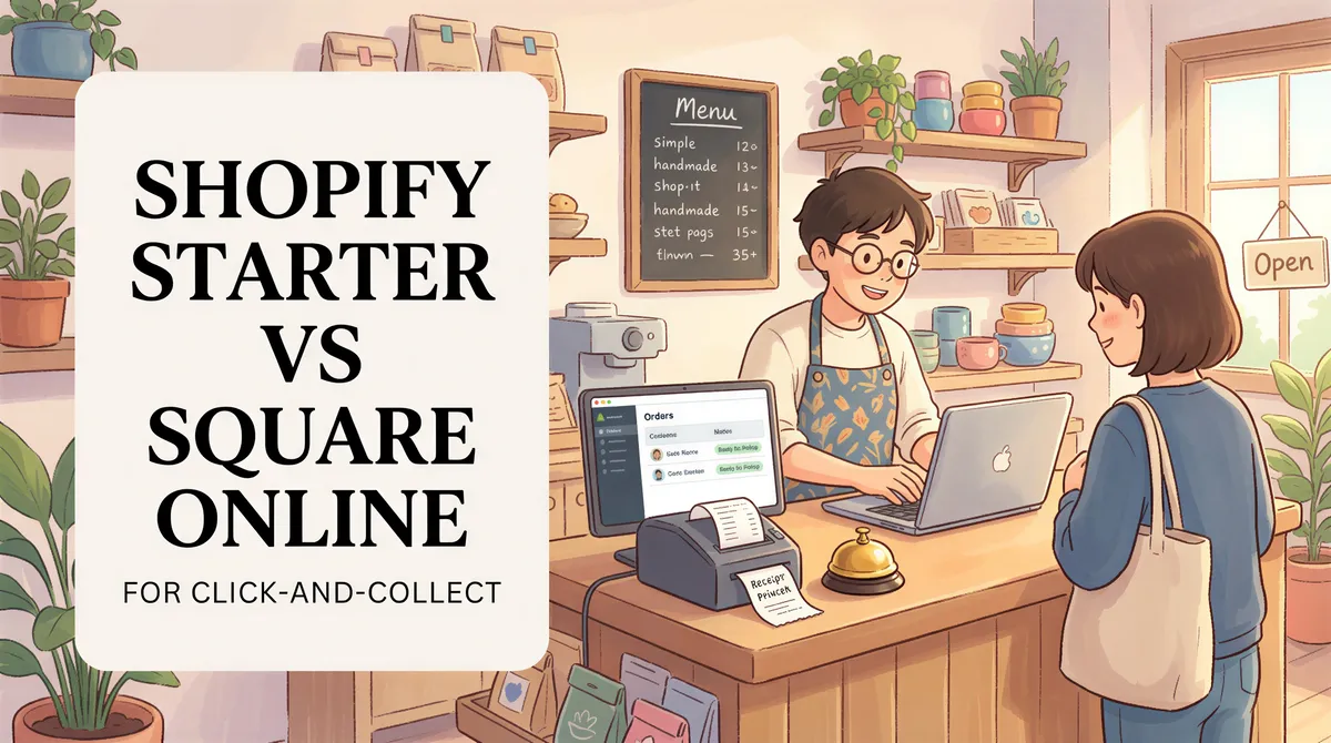Shopify Starter vs Square Online for Click-and-Collect