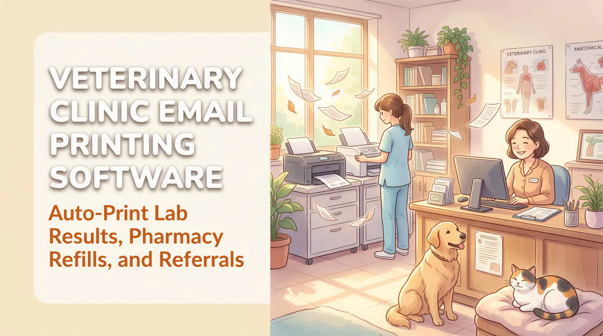 Vet Clinic Email Printing Software: Auto-Print Lab Results