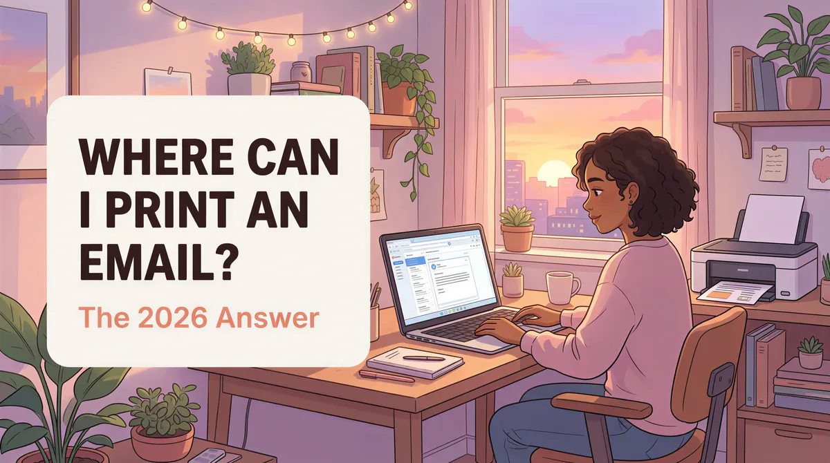 Where Can I Print an Email? The 2026 Answer