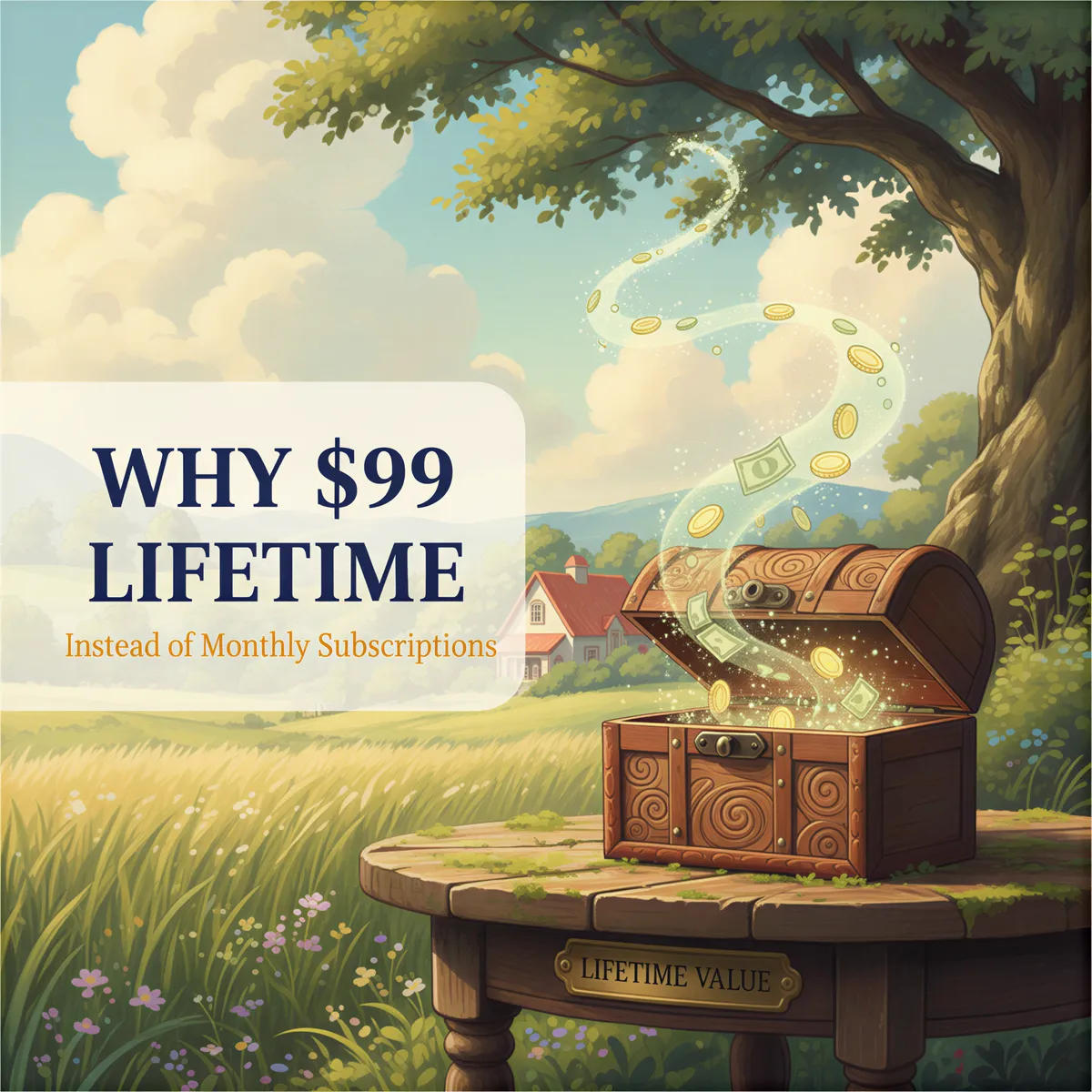Why $199 Lifetime Instead of Monthly Subscriptions