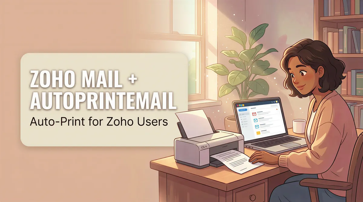 Zoho Mail + AutoPrintEmail: Auto-Print for Zoho Users
