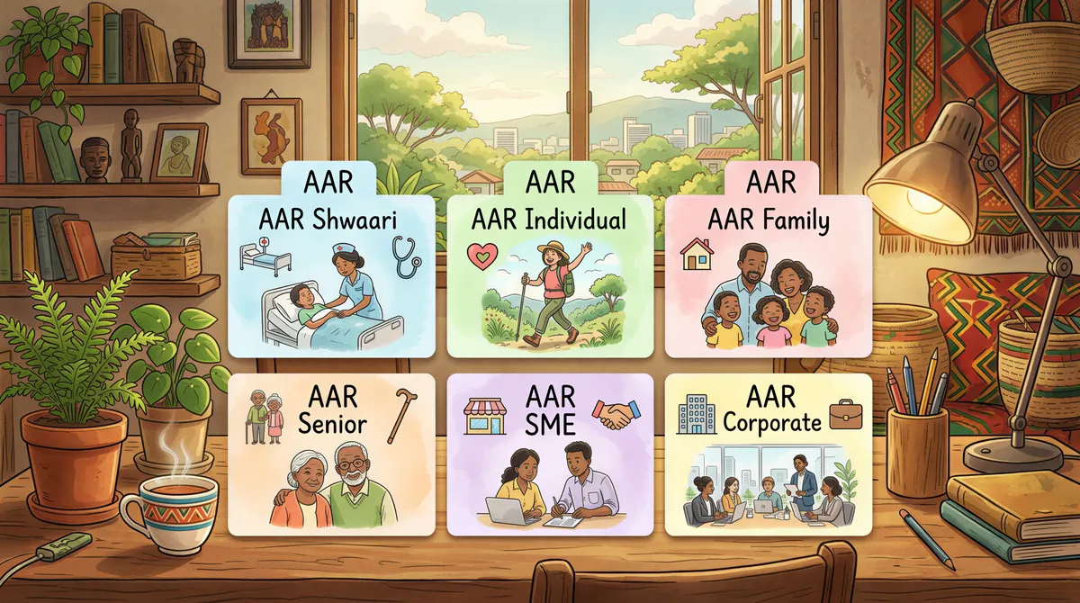 AAR product lineup: six health insurance plans for Kenya