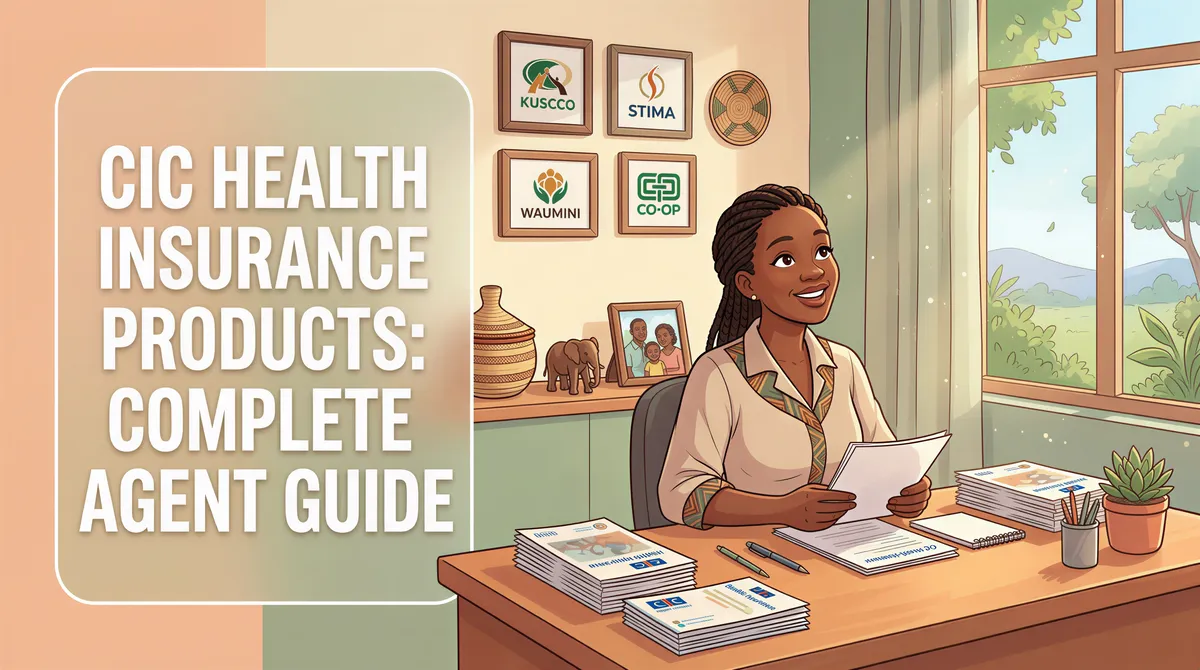 CIC Health Insurance Products: Complete Agent Guide banner in Studio Ghibli style