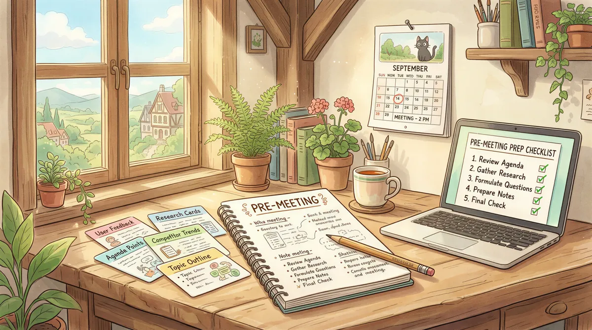 Preparation steps before the meeting: qualification, research, preparation