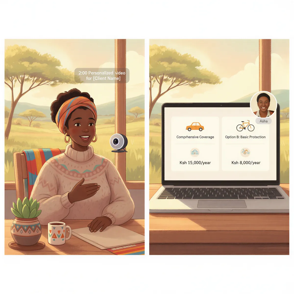 E-signature workflow showing digital document signing process