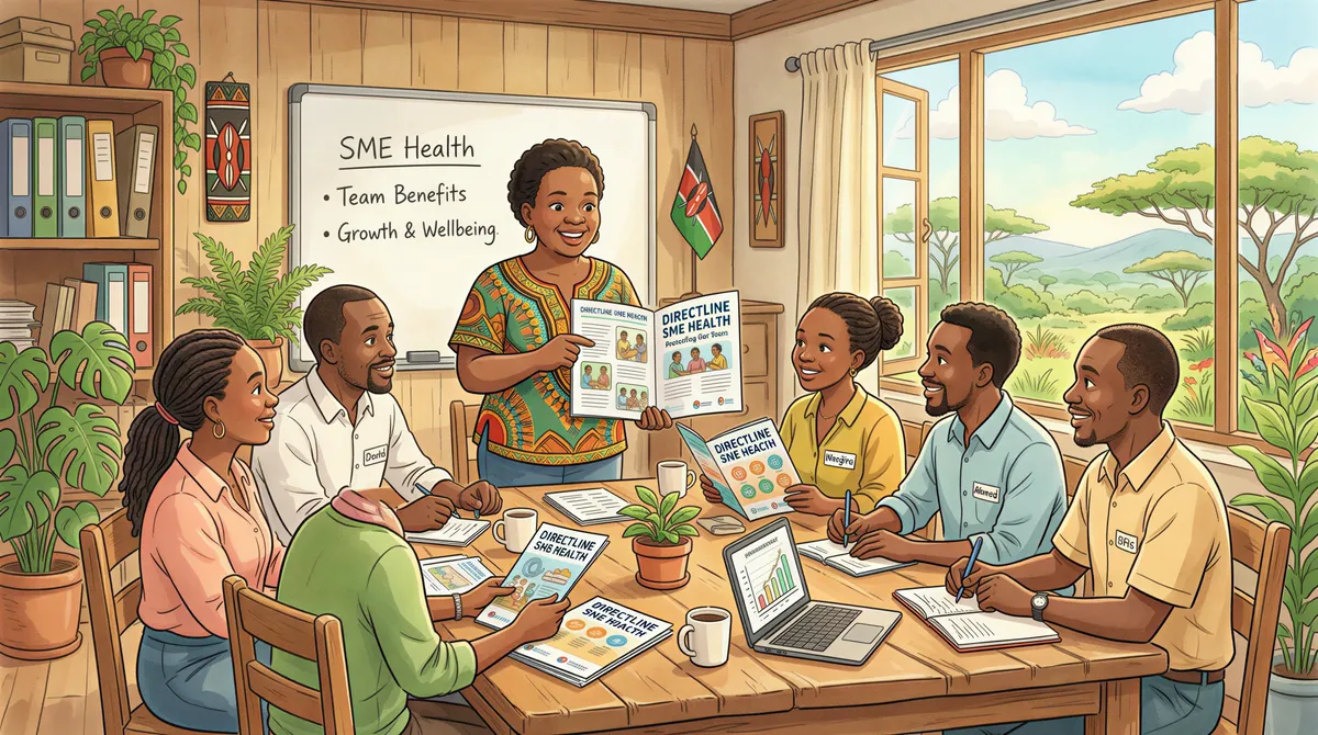 Group health product Directline SME Health meeting with employees