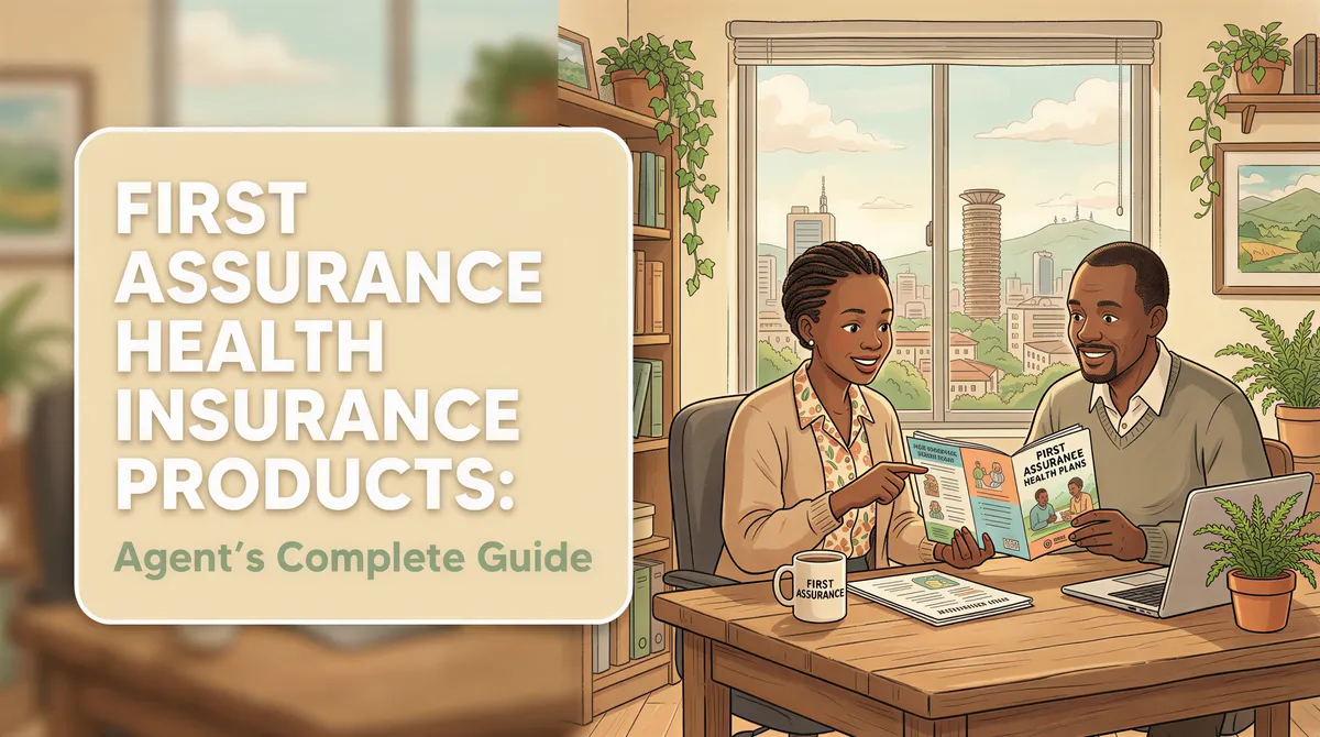 Guide to First Assurance health insurance products in Kenya for agents
