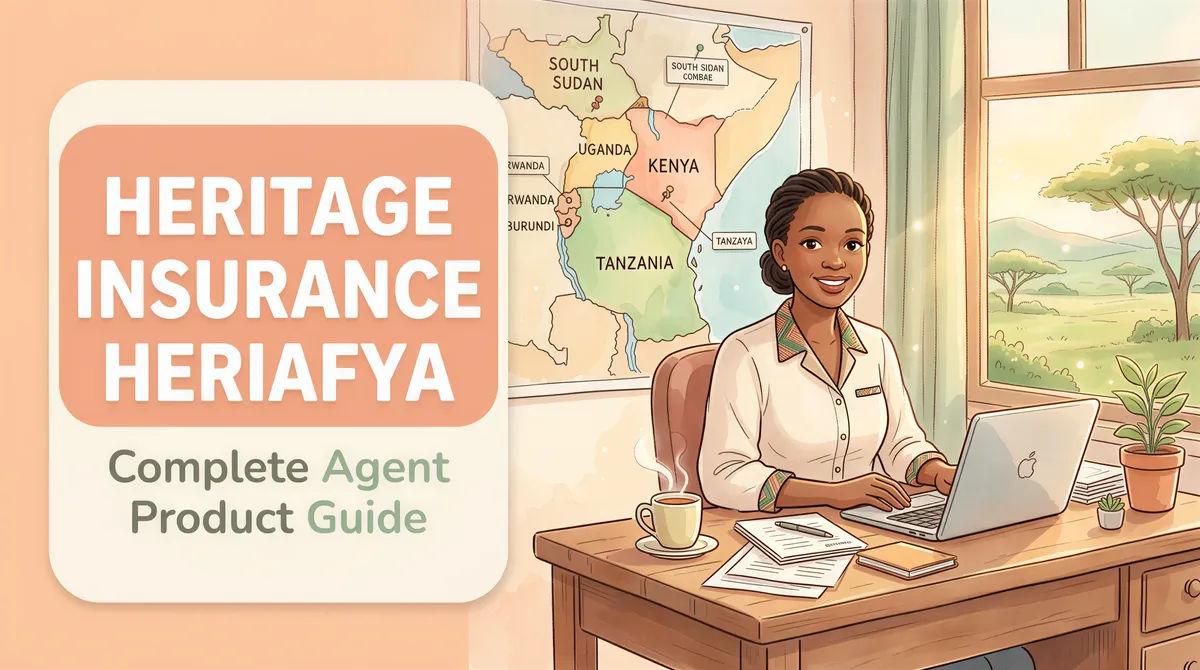 Heritage Insurance HeriAfya complete agent product guide banner