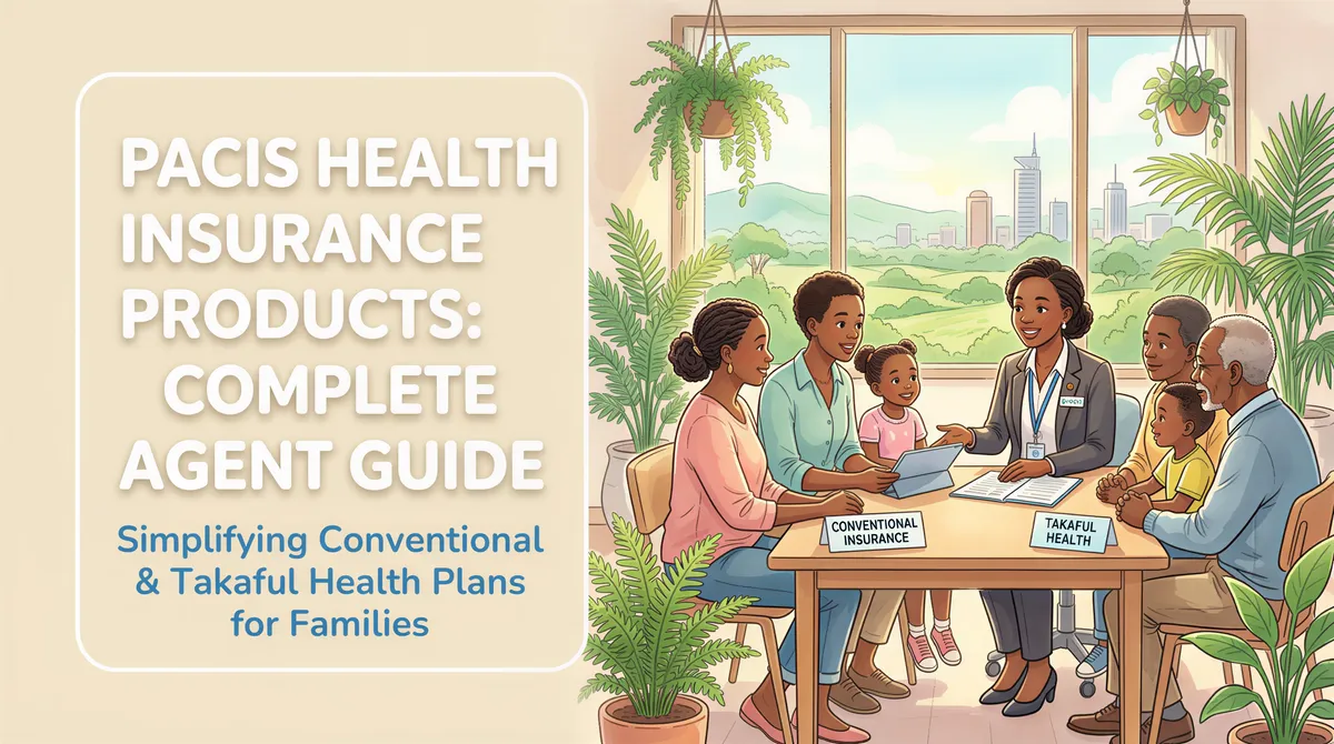 PACIS health insurance products banner for agent guide in Kenya