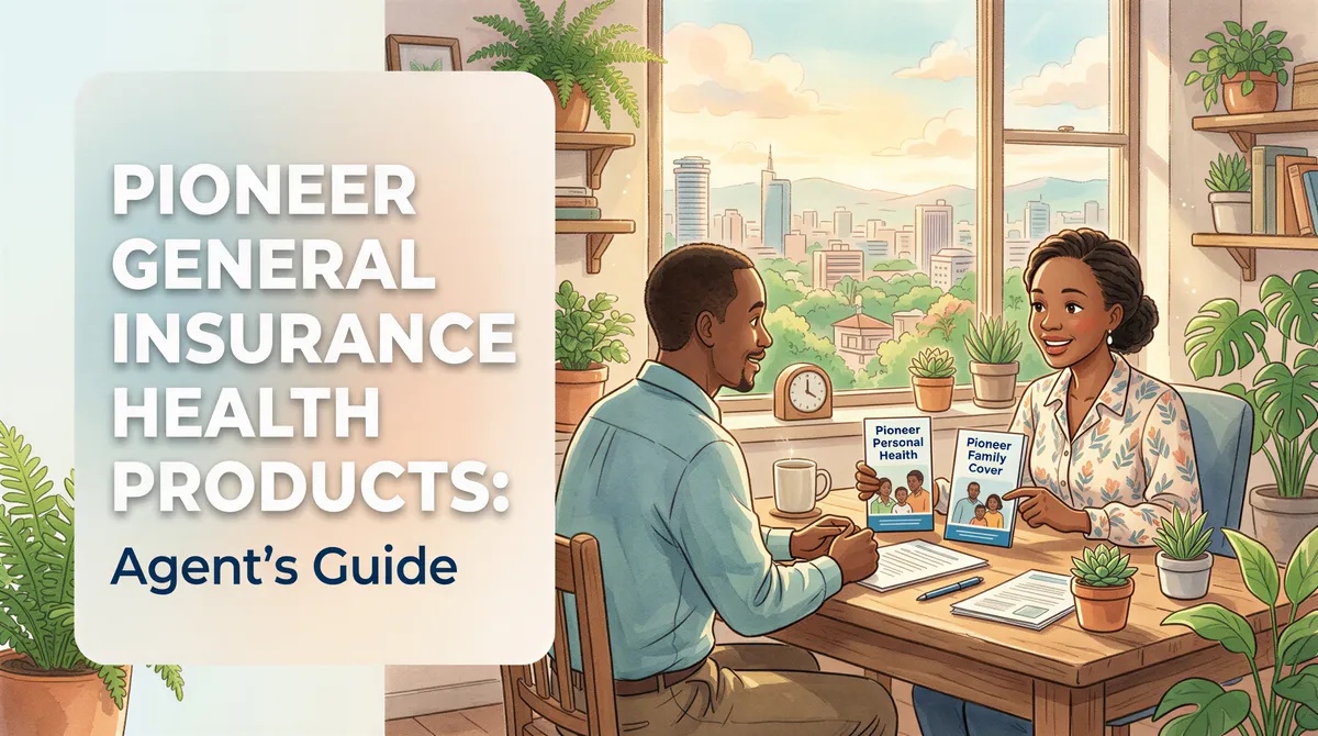 Pioneer General Insurance Health Products: Agent's Guide
