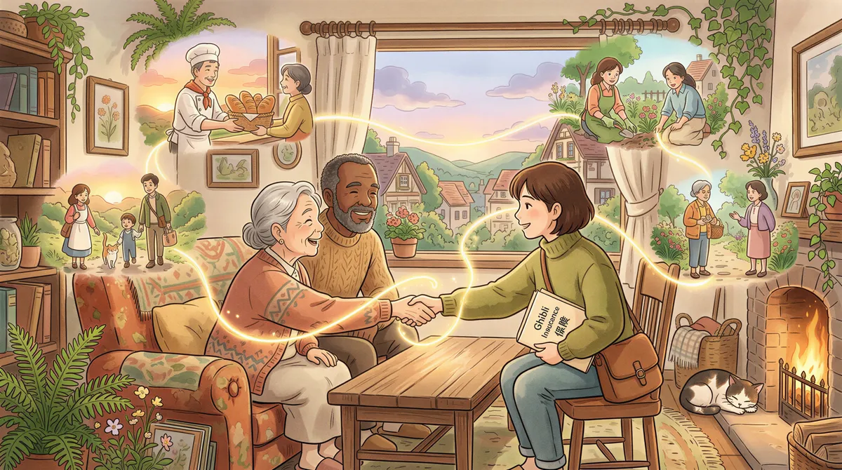 Why referrals matter visual: trust-based referral network illustration for insurance agents