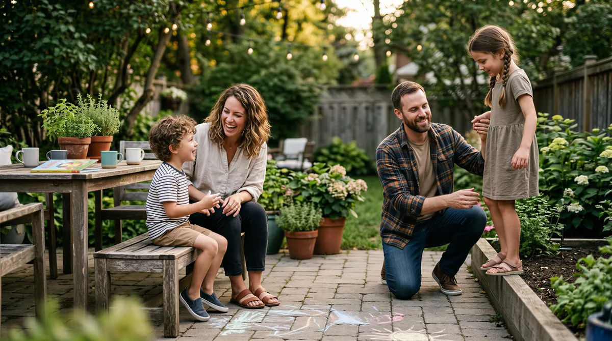 Casual lifestyle family