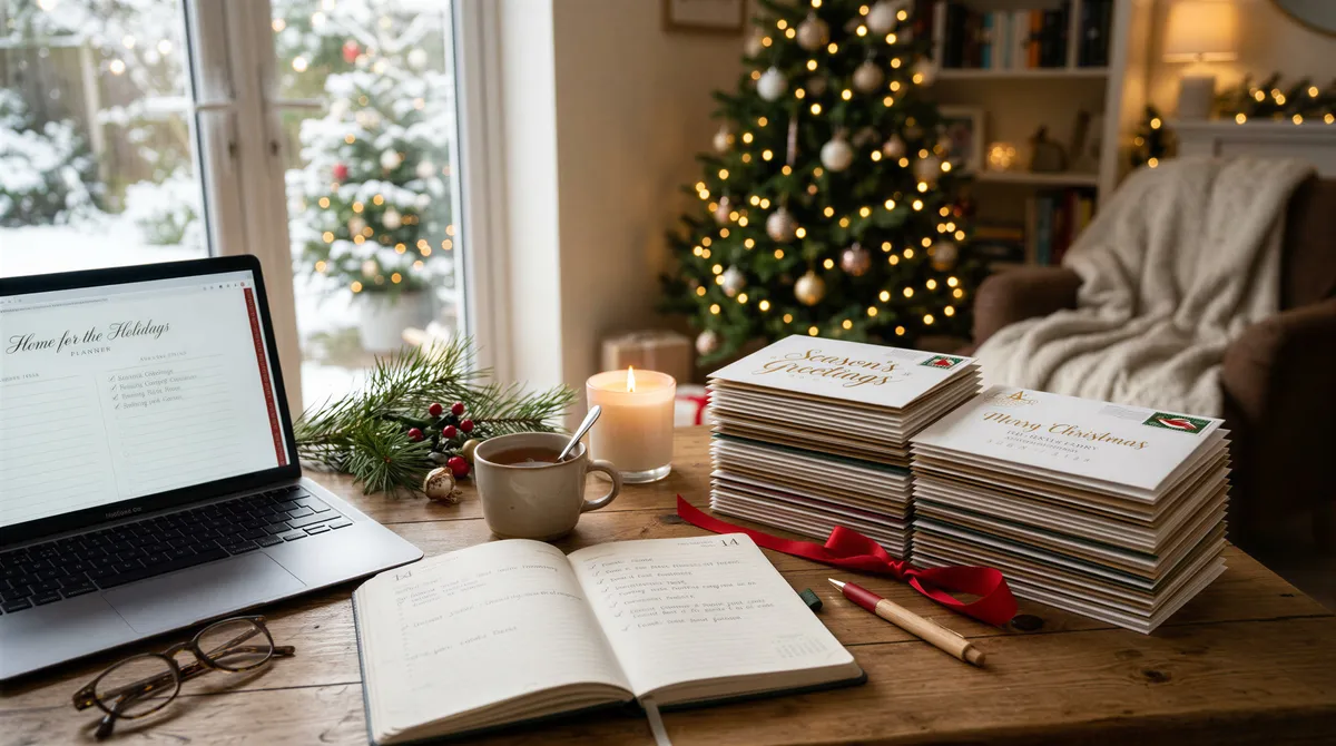 Calm holiday card season