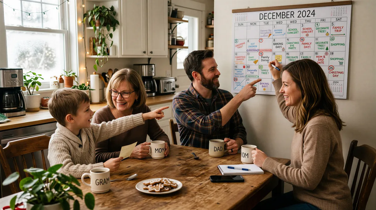 No December scramble planning session