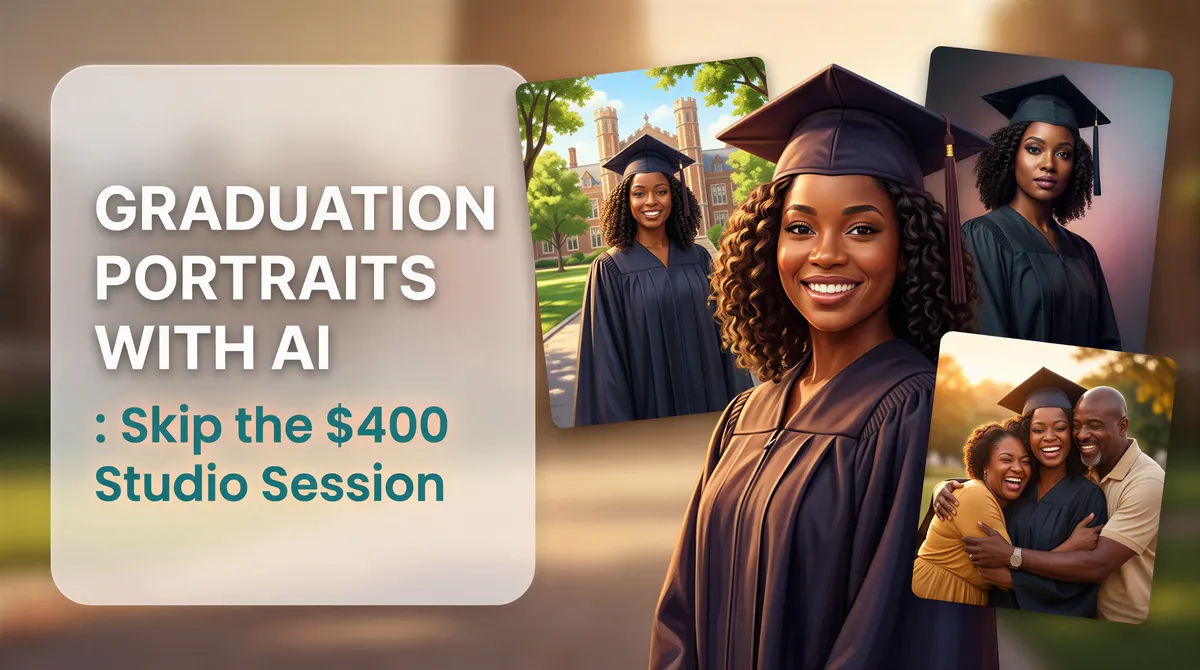 AI-generated graduation portraits offer more personalized options than expensive studio sessions