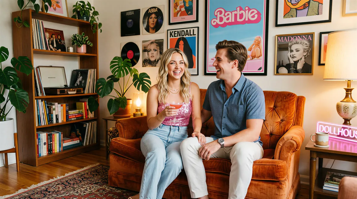 Couple in a current pop-culture duo costume