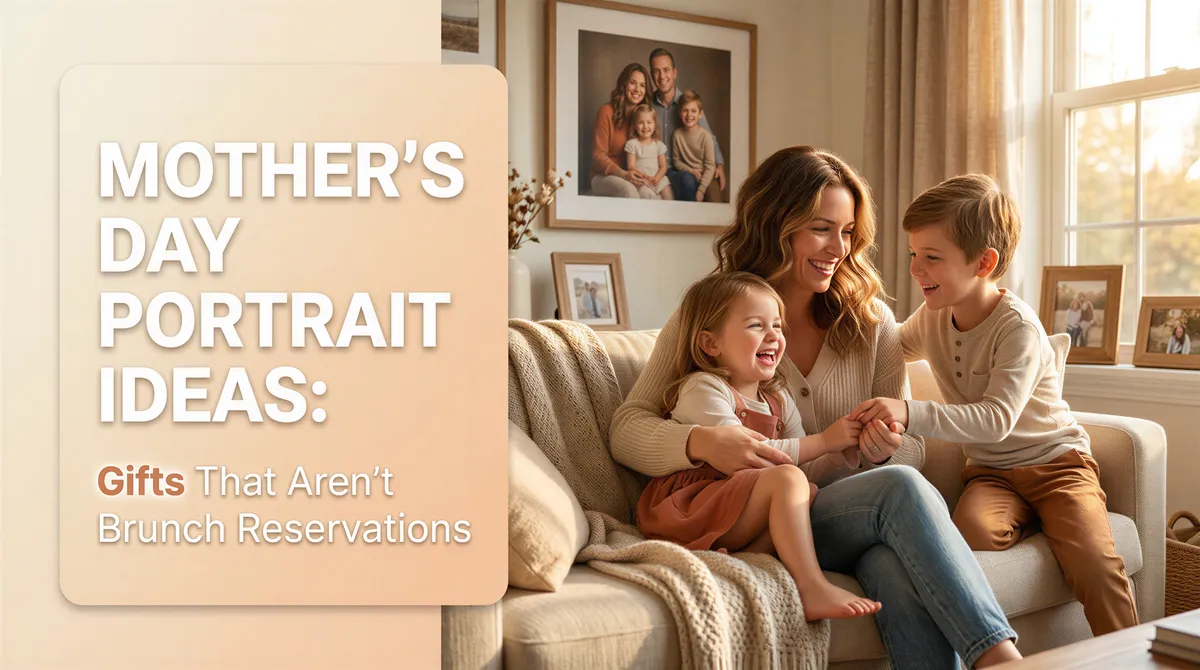 Mother's Day portraits as lasting gifts, not brunch reservations