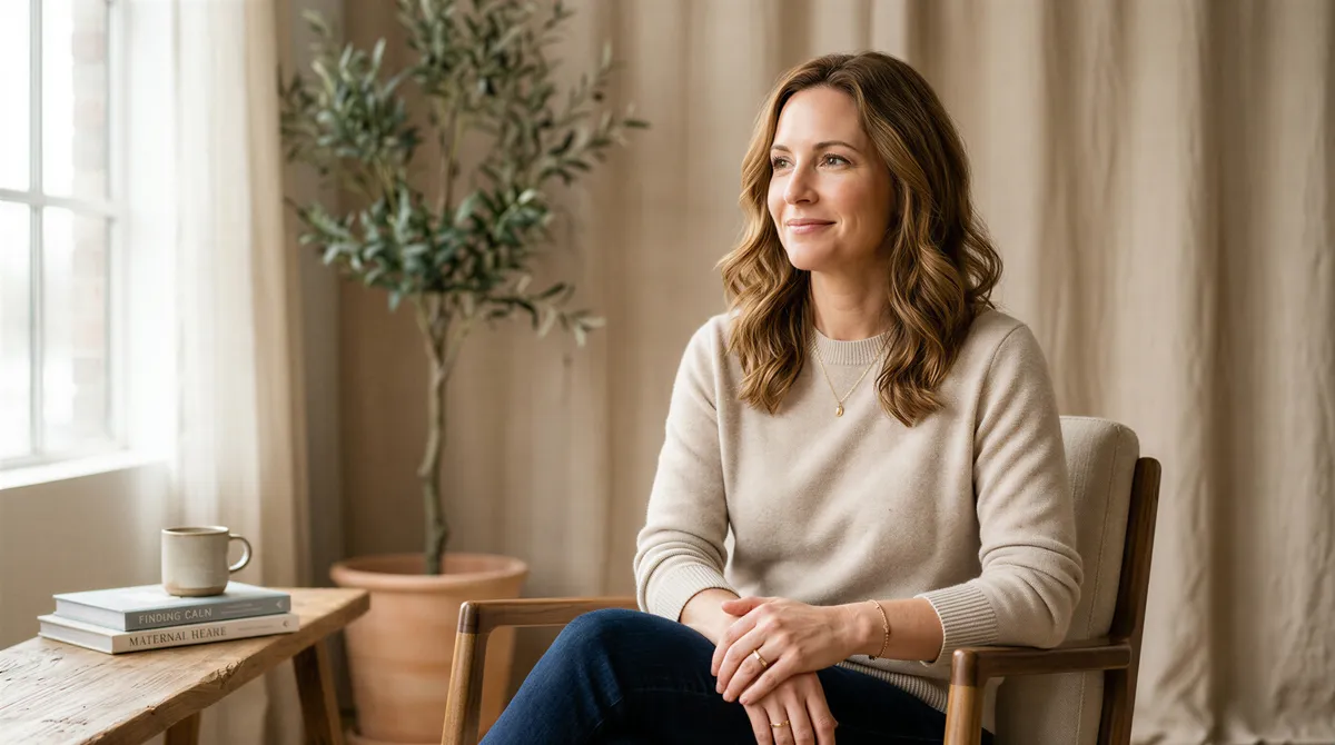Solo Glow-Up portrait idea: mom centered shot