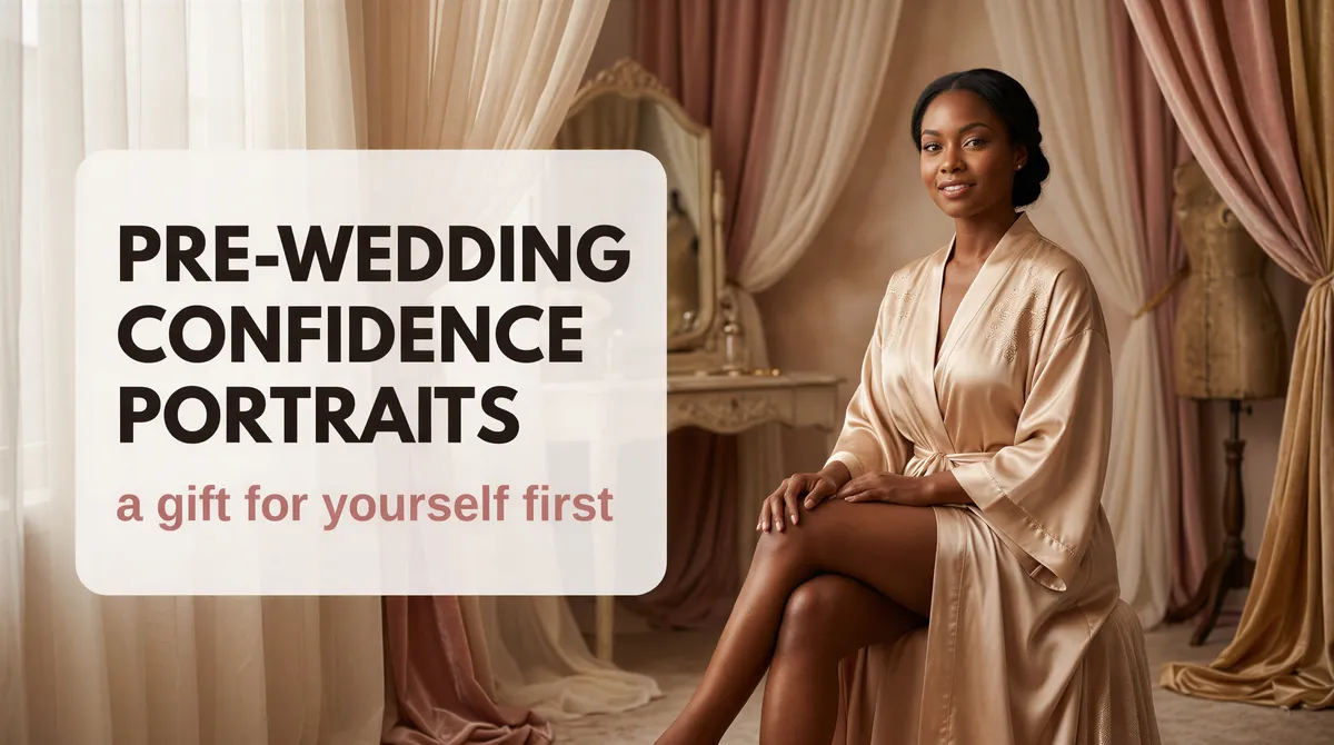 Pre-wedding confidence portraits featuring private, empowering sessions