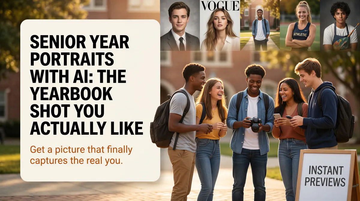 Senior Year Portraits with AI: The Yearbook Shot You Actually Like