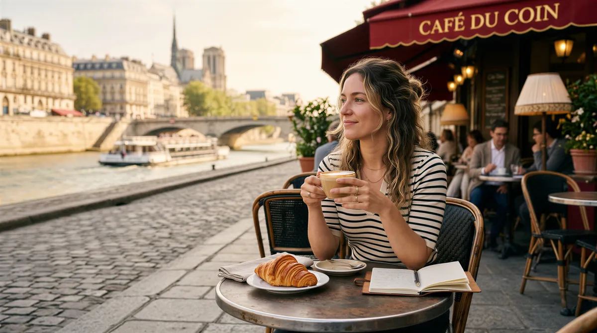 The Paris Café Morning travel portrait