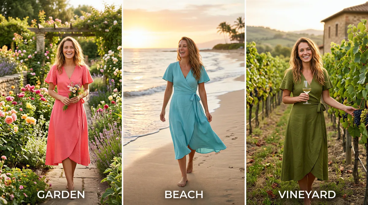 Portraits showing color in context across venues